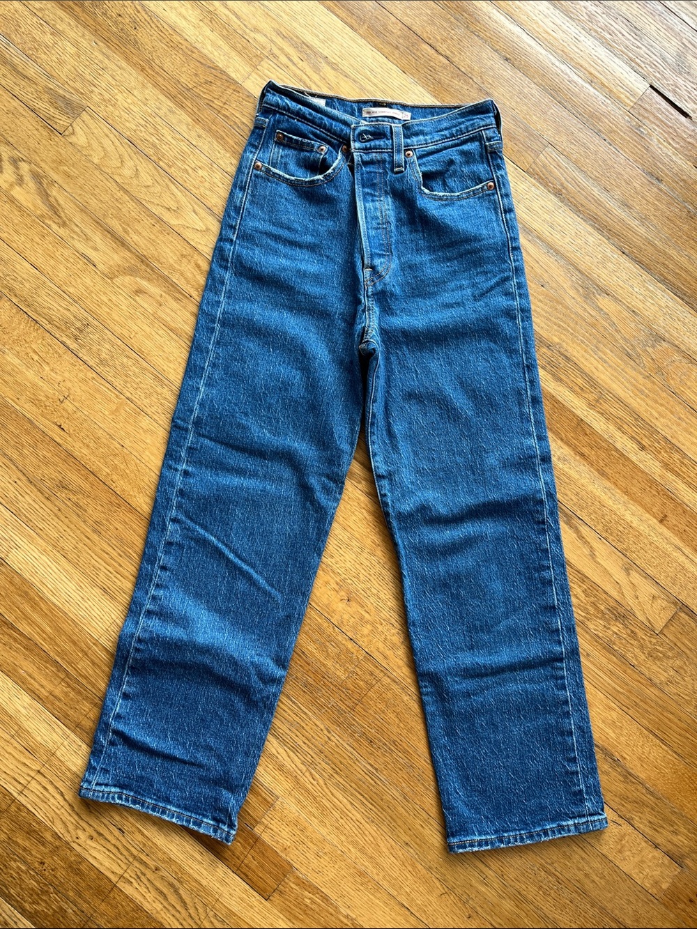 Levi’s Ribcage Straight Ankle Size 25 - Picture 3 of 4